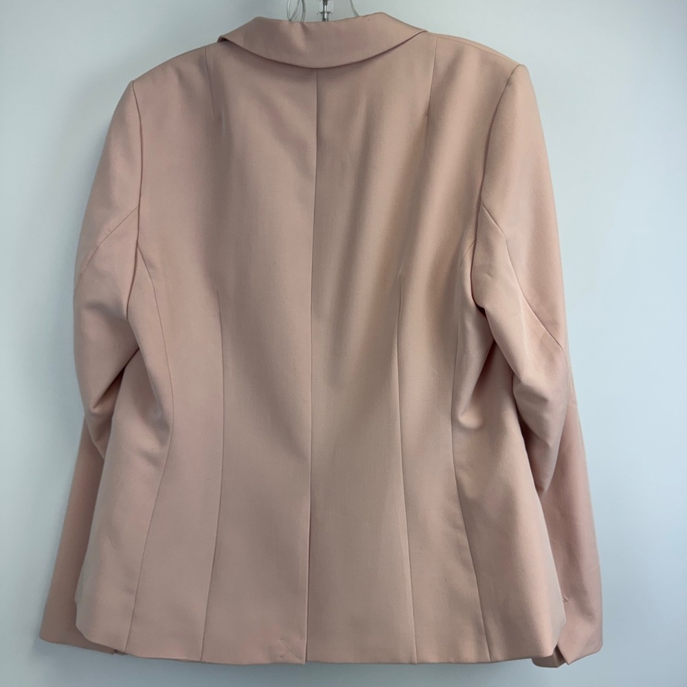 H&M Womens Dusty Pink Single Button Tailored Blazer Jacket Size M 09882429‎ - Picture 12 of 15